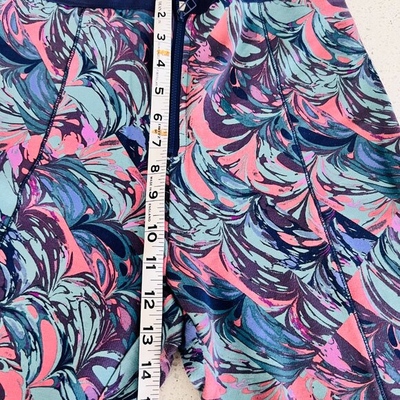 Saturday Sunday Anthropologie Jogger Pant Purple Blue Pink Terry Zip Small S - Picture 8 of 9